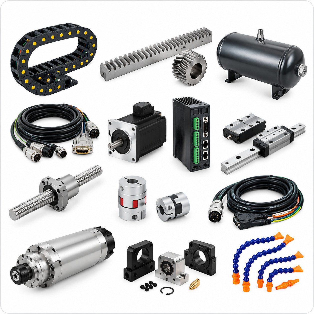 CNC Parts( Cables chain.rack pinion etc)